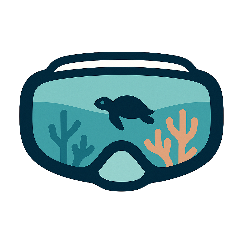 Coral Circuit Mask Logo